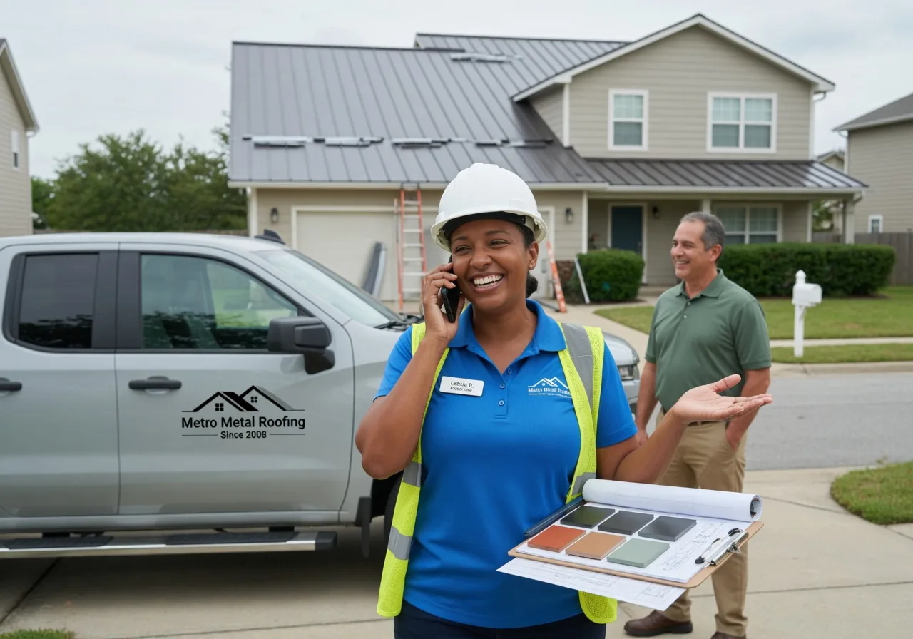 Storm Damage Metal Roof Repair in Mechanicsville, IA